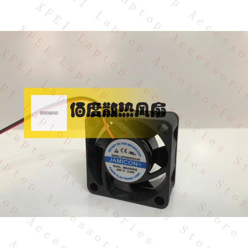 C KF0420S2H-AR DC24V 4020 4CM 2.0W 2선식 냉각팬