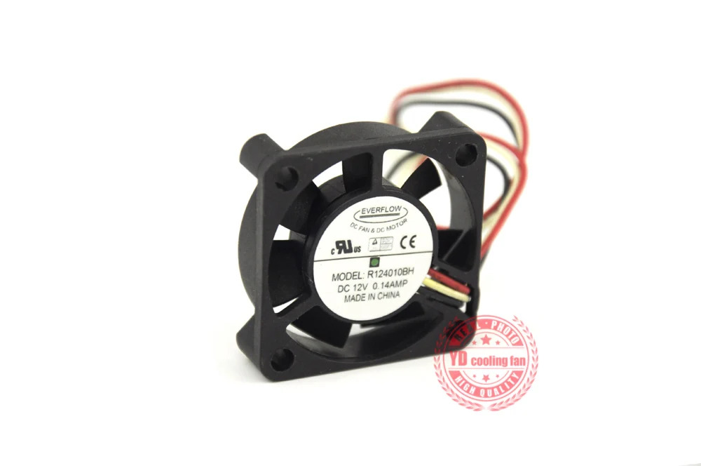 JFG 에버플로우 4010 R124010BH DC 12V 0.14A 볼 베어링 냉각팬