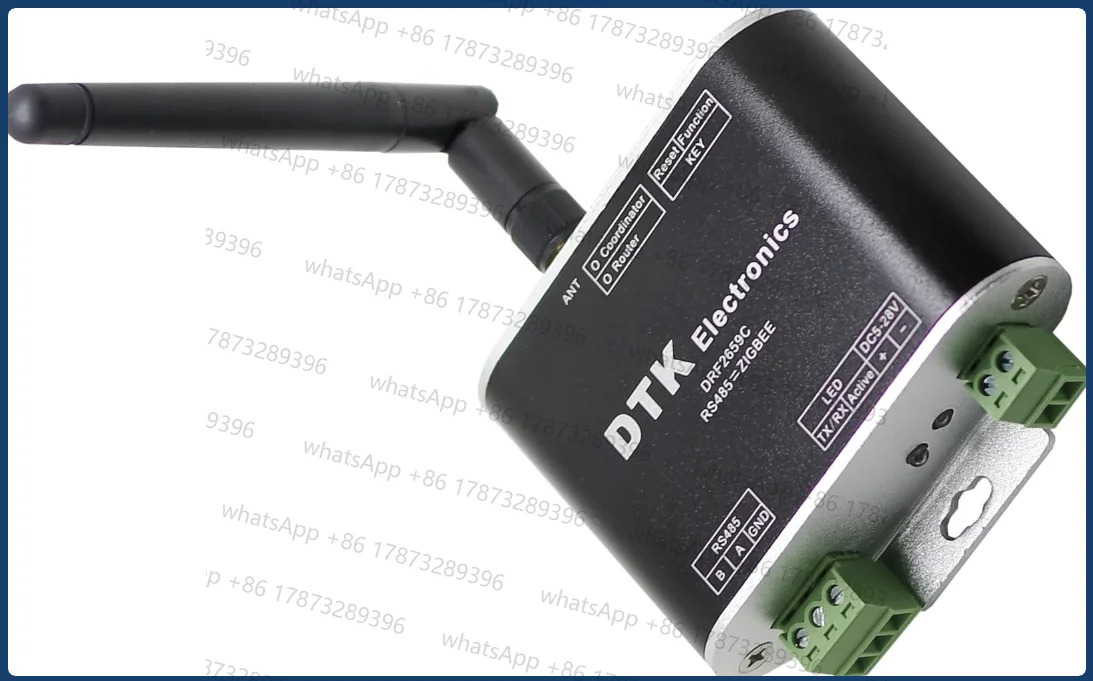 RS485 RS232 USBZigBee 무선 모듈로 1.6km 투명 전송 CC2630 내장