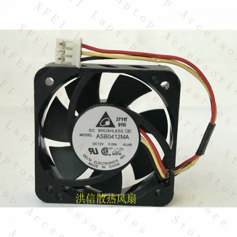C ASB0412MA DC12V 0.08A 40x10MM 4CM 4010 냉각팬 3핀