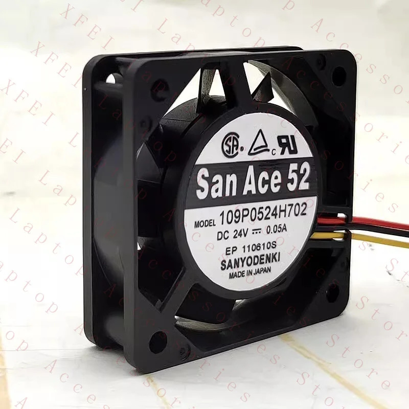 C 109P0524H702 DC24V 0.05A 52x52x15MM 인버터 냉각팬