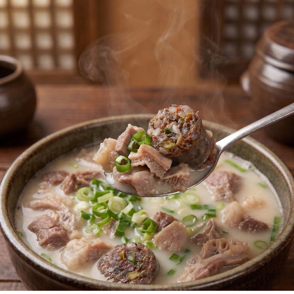 고기소녀 순대국밥 돼지고기 포함 순댓국 병천순대 머릿고기 - 상품 이미지