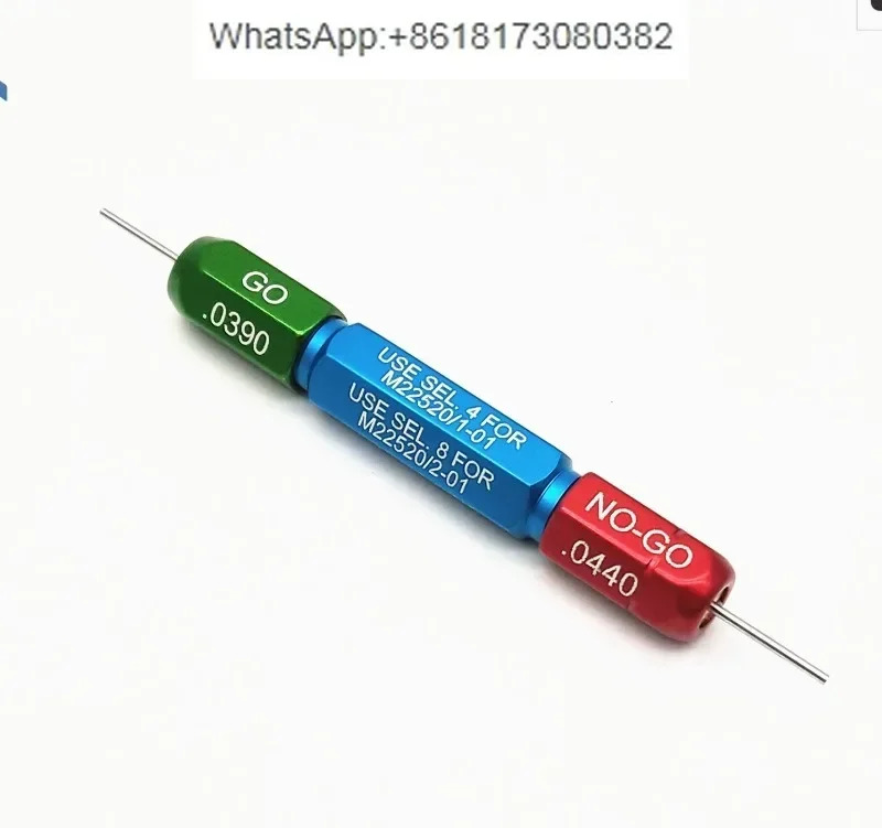 DMC-USA CAGE 11851 AF8 크림핑 플라이어 검사 플매트 카펫 러그 게이지 M22520/3-1 G125
