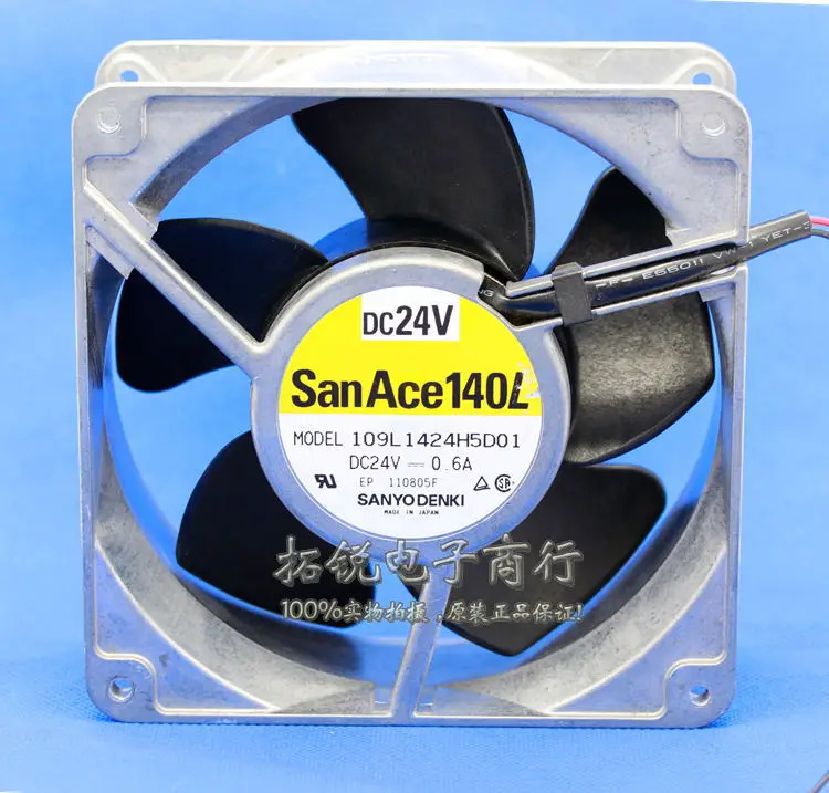 Sanyo SanAce140L 109L1424H501 24V 0.6A 14cm 14051 산업인버터 팬