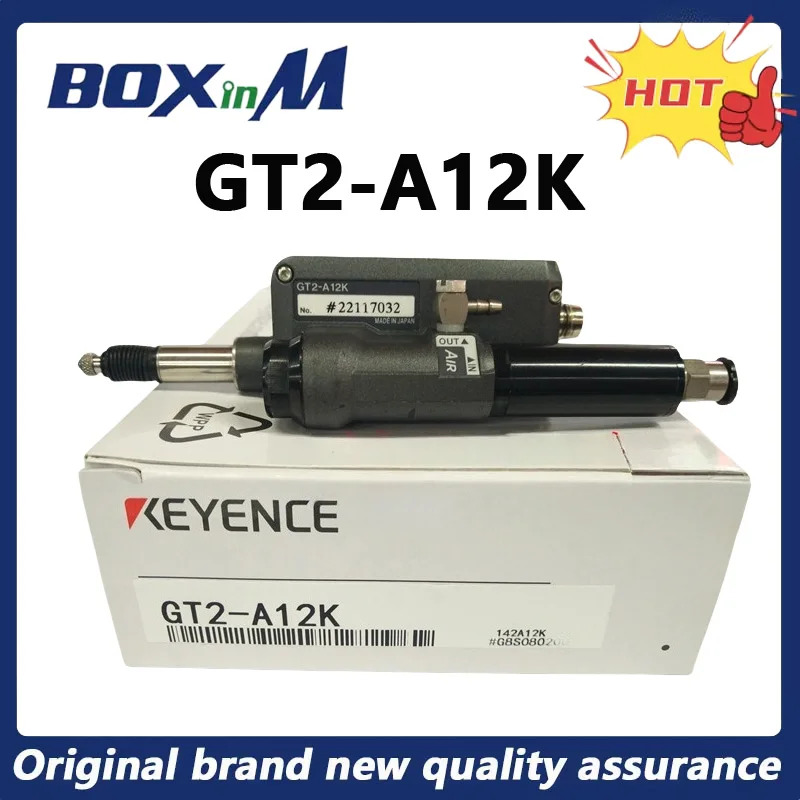 KEYENCE 2-A12K 고정밀 접촉 디지털 센서 공압 실린더 모델