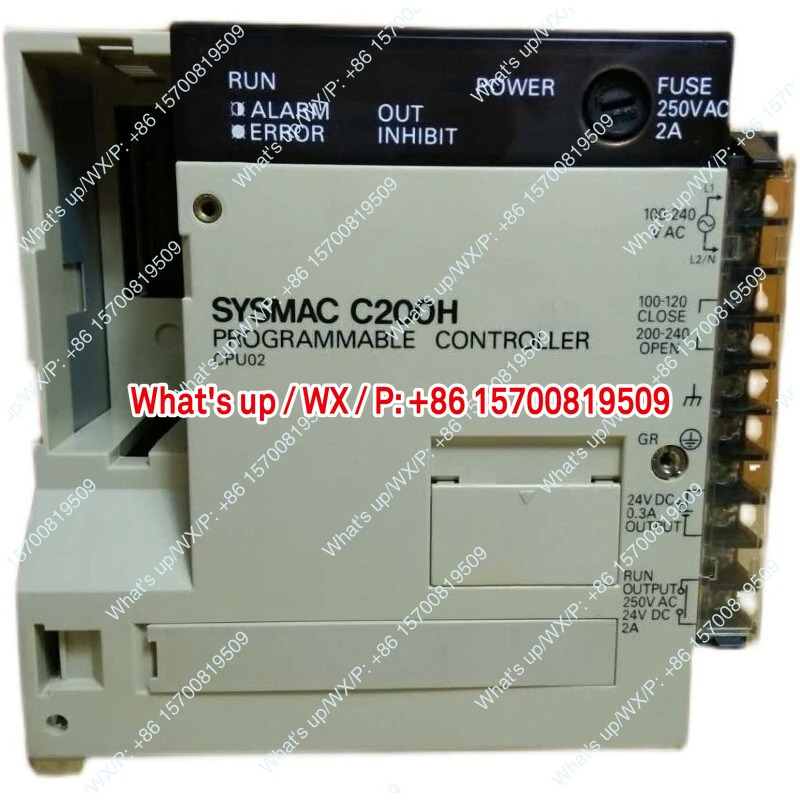 SYSMAC C200H-CPU02 프로그래머블 로직 컨트롤러PLCCPU 유닛은 C200H 시리즈 PLC핵심 모듈