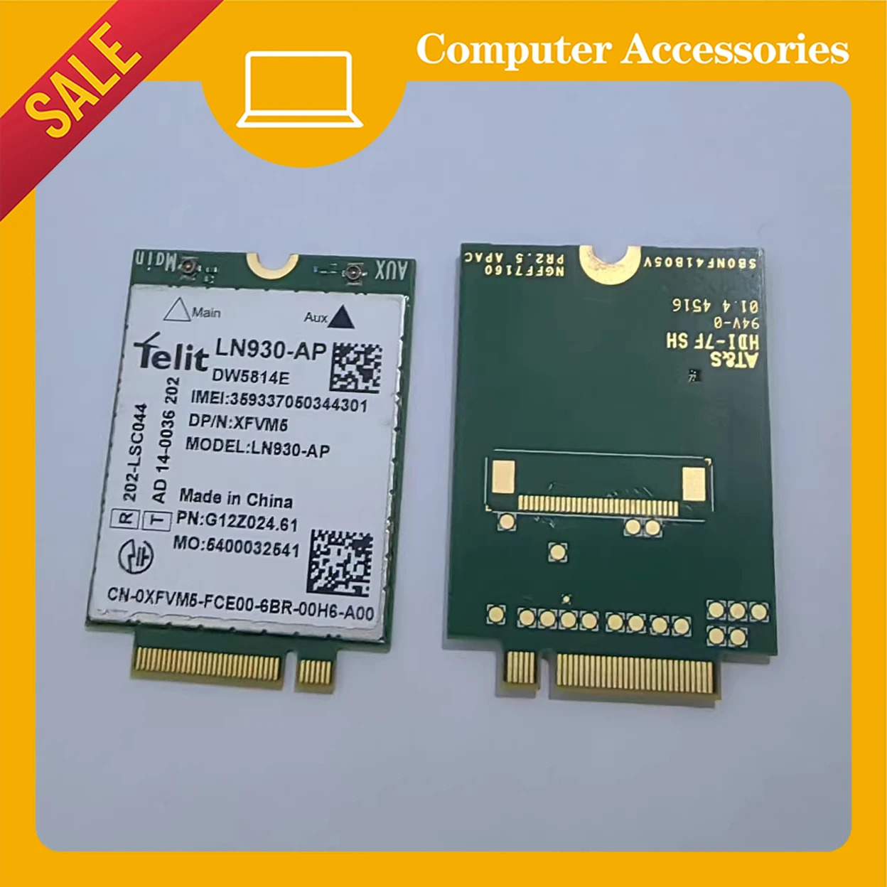 Dell 7280 7480 5280 3520 7520 5580 4G 모듈 LN930-AP DW5814E용
