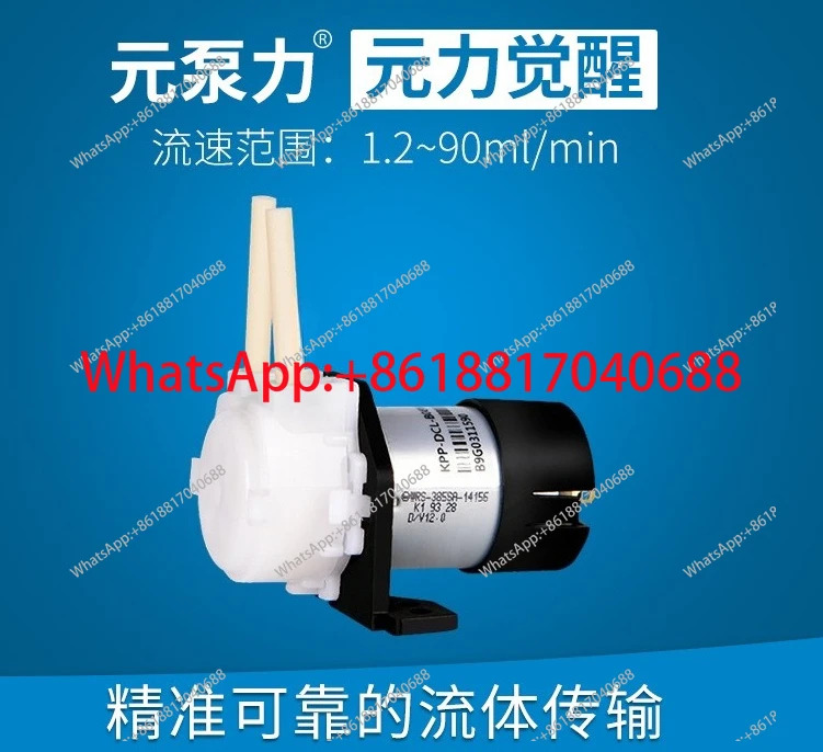 KPP-DC/DA-B08W 12v 24v DC 모터 소형 펌핑 전기 자흡식 미니 연동 펌프