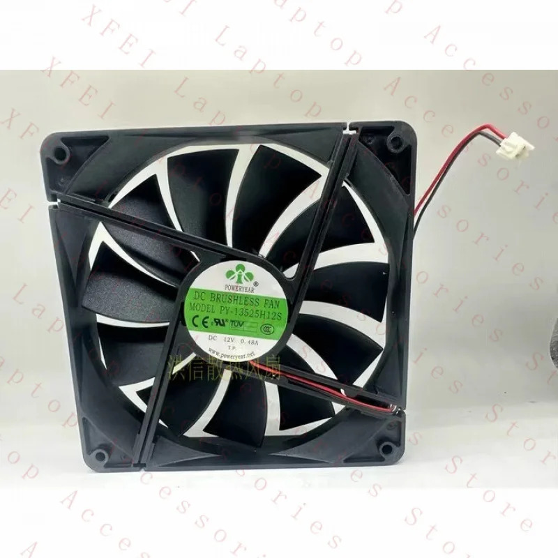 C POWERYEAR 팬PY-13525H12S DC12V 0.48A 135x25MM 2선