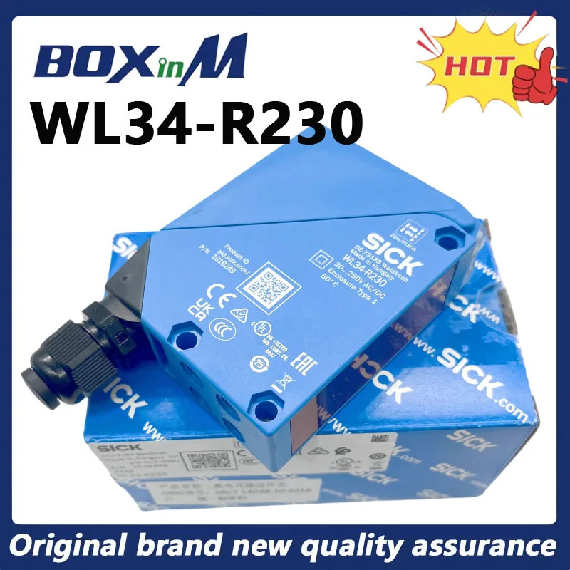 오리지널 SICK WL34-R230 광전스위치 센서 납품 1019249
