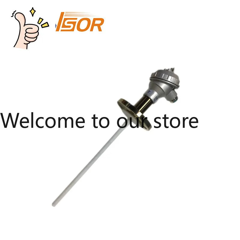ZYSENSOR 온도 센서 프로브 로드 라이닝 TPFE DN25 플랜지 4-20 0-200  길이 선택 가능