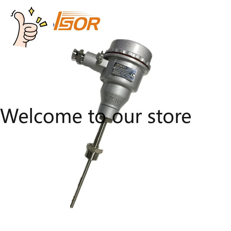 JASUN 방폭형 온도 센서 파이프 직경 8MM 100MM 0-150  4-20MA PR5333A 포함
