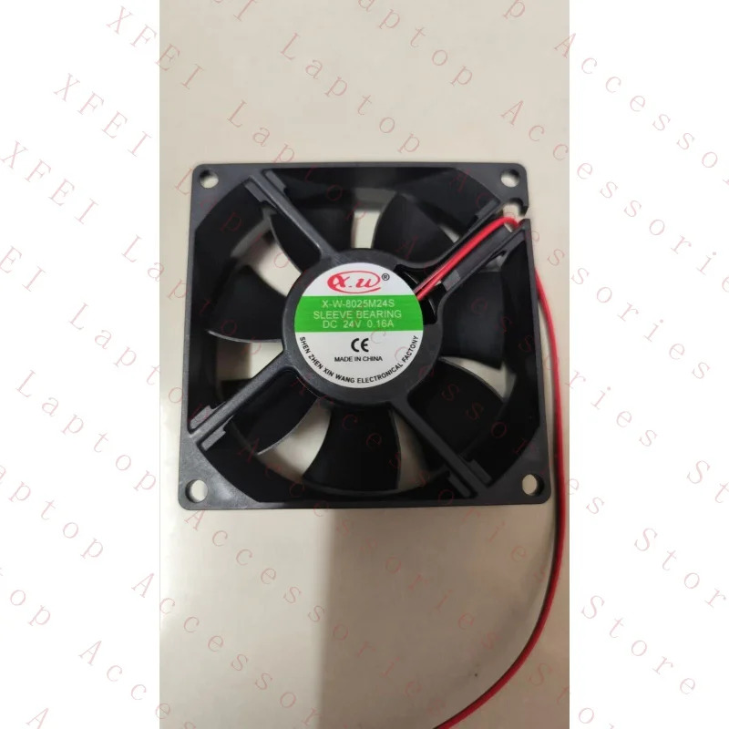 C XW 팬X.W-8025M24S DC24V 0.16A 8025 8cm 2선 냉각팬