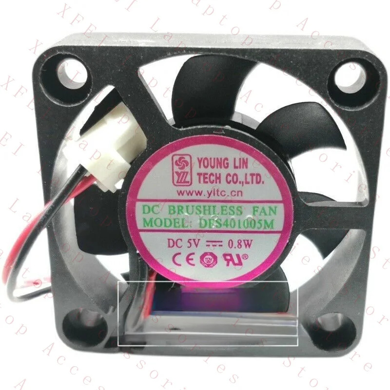 YONG LIN DFS401005M 5V 0.8W 4010 4CM 냉각팬