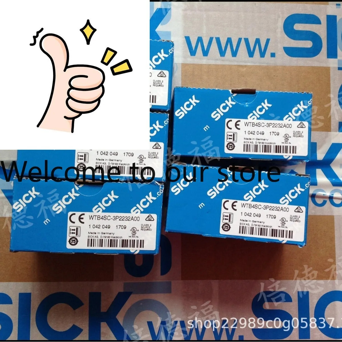 오리지널 SICK 1042049 WTB4SC-3P2232A00