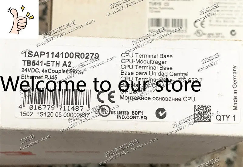 오리지널 ABB 확장 모듈 TU520-ETH A4 1SAP214400R0001
