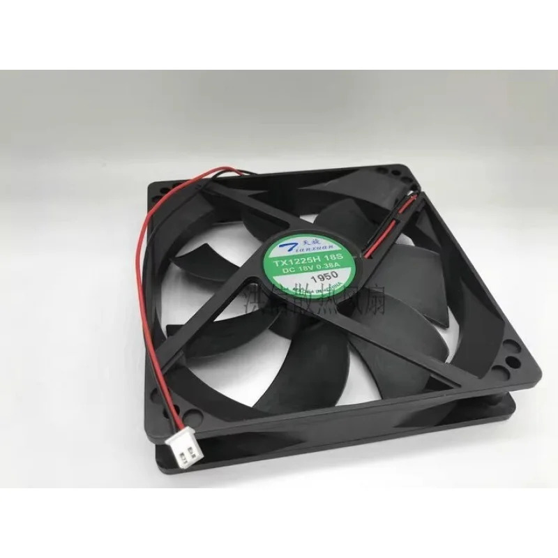 C TIANXUAN 팬TX1225H18S 팬 DC18V 0.38A 1120x25MM 2선