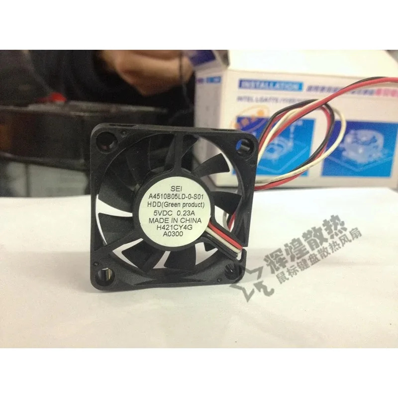 JFG SEI A4510B05LD-0-S01 5V 0.23A 4510 4.5CM 냉각팬용