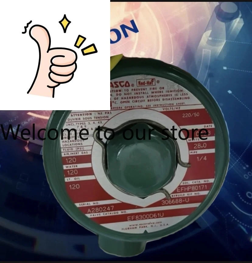 ASCO 오리지널 솔레노이드 밸브 EF8300D061U EF8300D61U 품