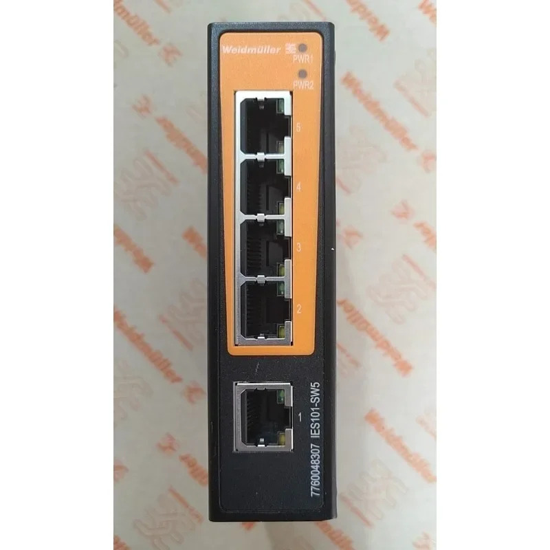 오리지널 Weidmller 산업이더넷 비형 스위치 IES101-SW5 7760048307