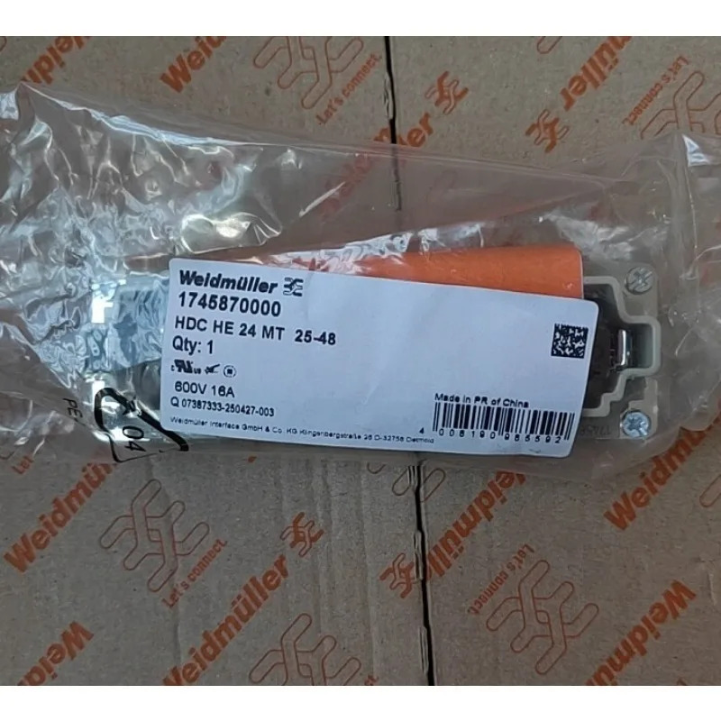 오리지널 Weidmller 헤비 듀티 HDC HE MT 25-48 1745870000