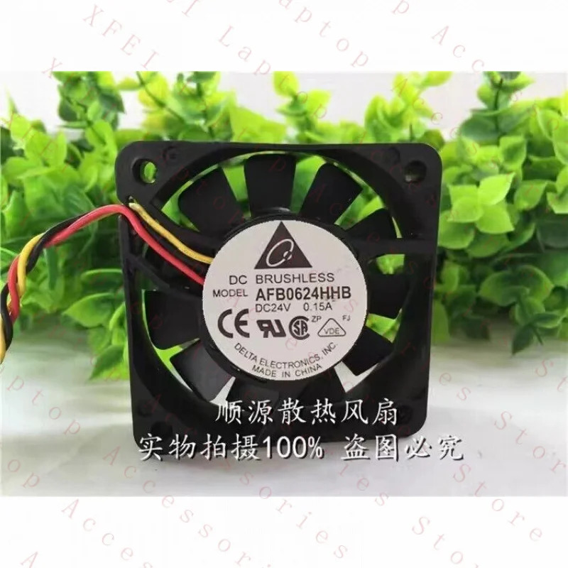 F AFB0624HHB DC24V 0.15A 60x60x15MM 3선 인버터 냉각팬 E10