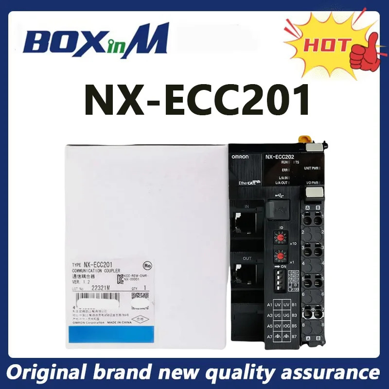 오리지널 NX-ECC201 PLC 모듈 통신 커플러
