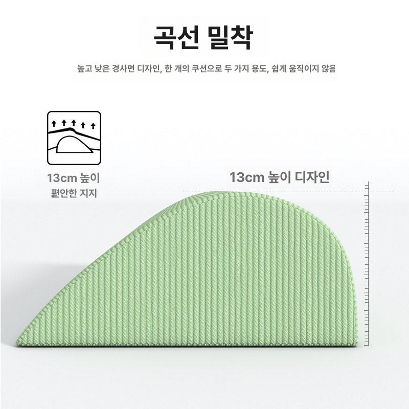 메모리 폼 다리 베개 발 올리기 쿠션 감압 무릎 종아리 올리는 베게 휴식 - 상세 이미지 4