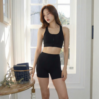 네모팬티 뉴 베이직 하이웨스트 쇼츠 Y존 편한 여성 사각 여자 심리스 드로즈 - 상세 이미지 5