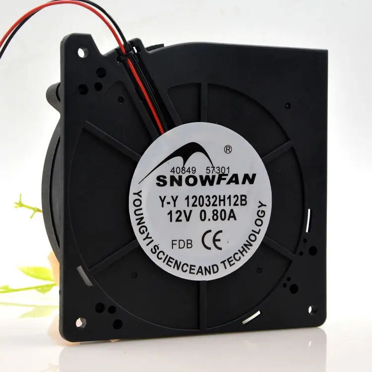 Snowfan 12V 12 Cmyy12032h12b 12032 이볼 베어링 블로워터보 팬
