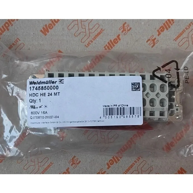 Weidmller Shrapnel 헤비 듀티 커넥터 HDC HE 24 MT 1745850000