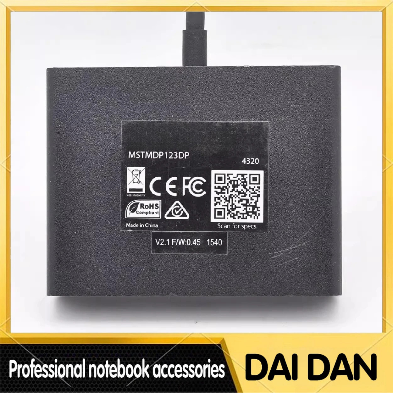 StarTech.com MiniDP - 3포트 DP 3 포트 MSTMDP123DP 리퍼
