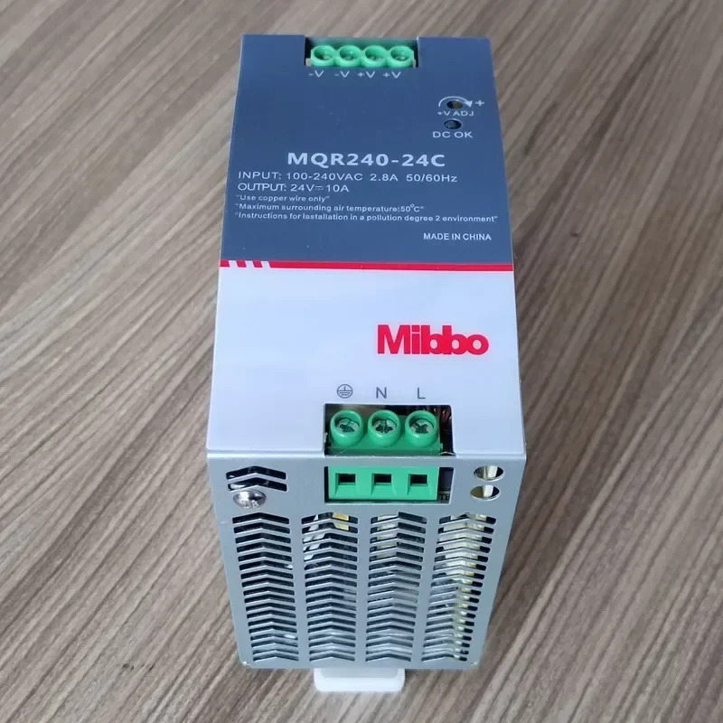 2025.4Mibbo MQR120-24F DIN 레일 스위칭 전원공급장치 075 150 240 480W DC 12V 48C