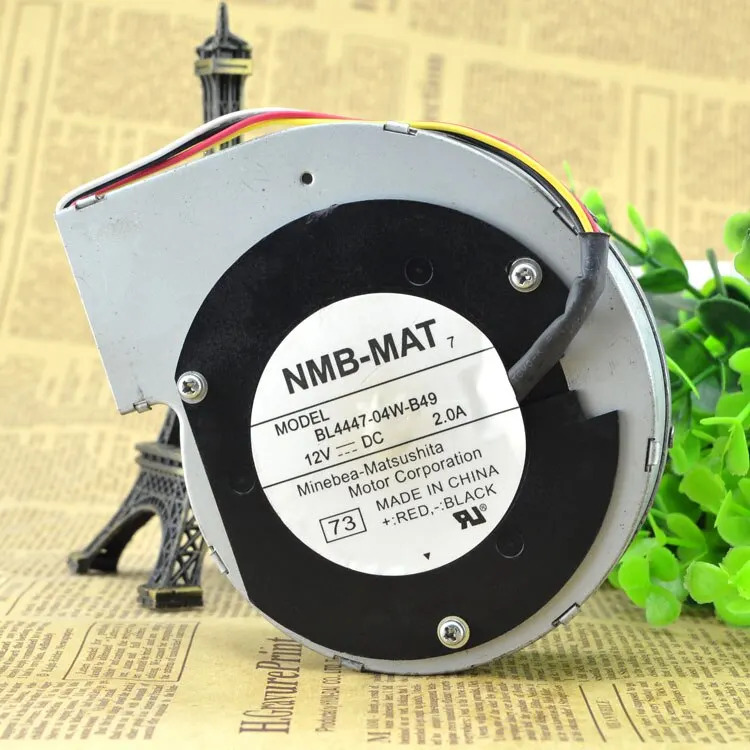 일본 NMB 11028 12v 2A 11cm 터보 원심 팬 BL4447-04W-B49