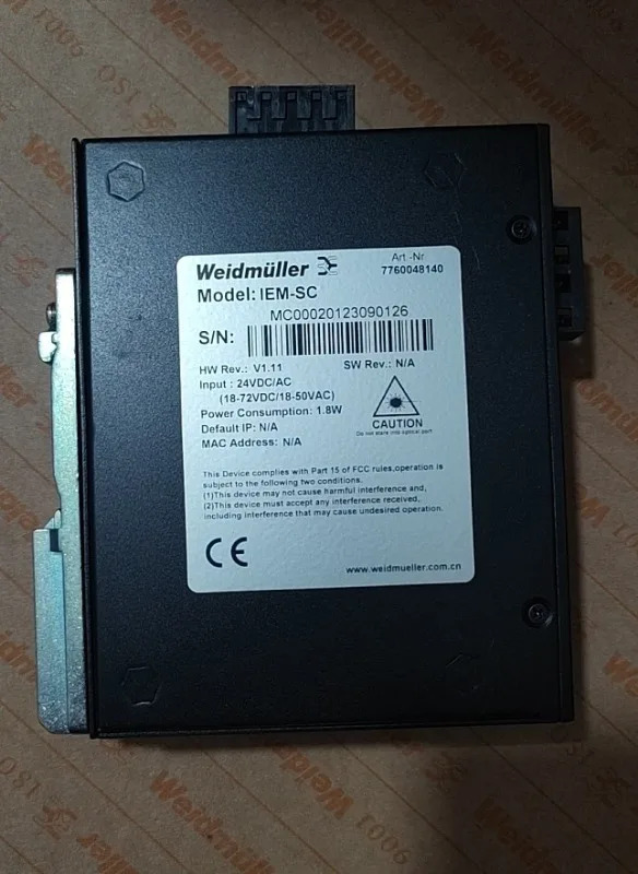 오리지널 Weidmller 광전스위치 IEM-SC 7760048140