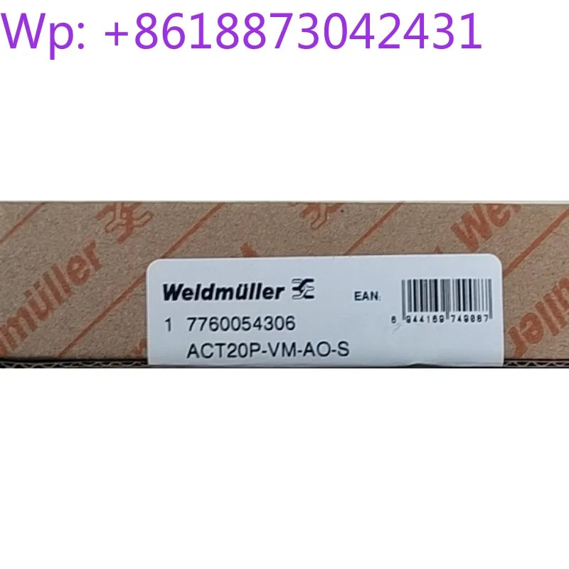 오리지널 Weidmller 솔레이터 7760054306 ACT20P-VM-AO-S 1PCS