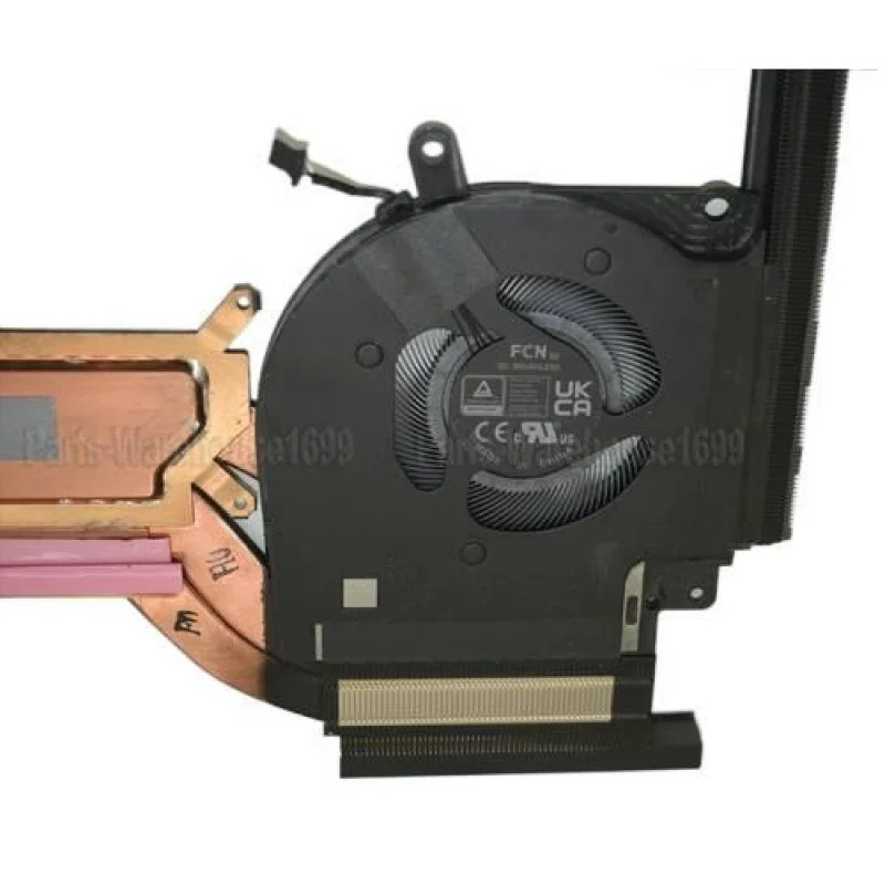 A델 에일리언웨어 X17 R2 CPU 그래픽 방열판팬 YV8VF 0YV8VF새
