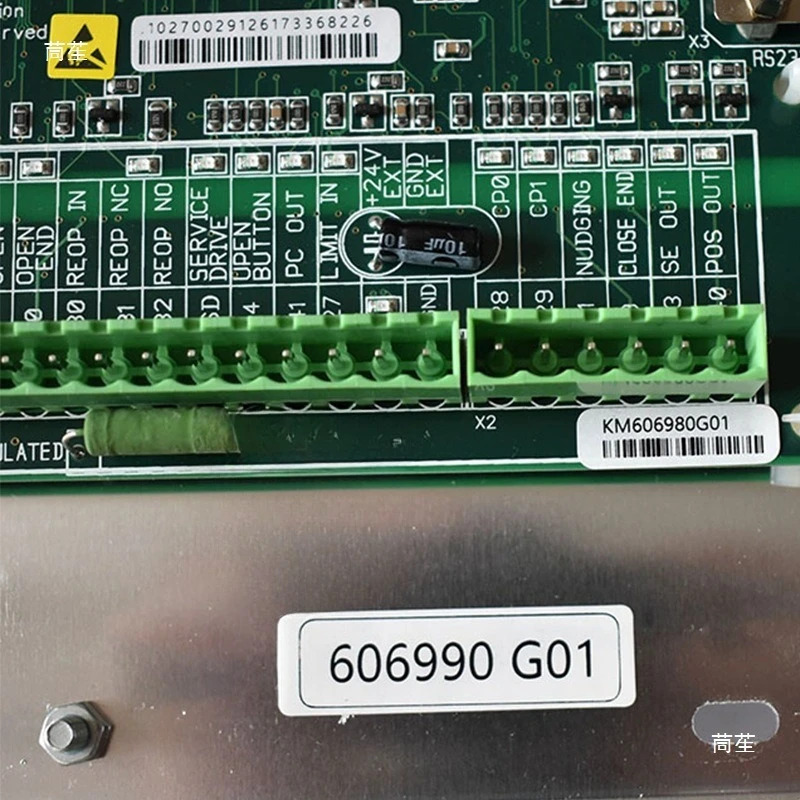 부품은 KONE 엘리베이터 도어 머신 보드 KM606990G01 제어 KM606980G01