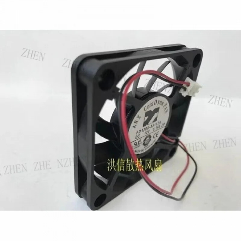 Y for ARX 6010 FD1260-A3112A DC12V 0.14A 6CM 60x10MM 2핀 냉각팬