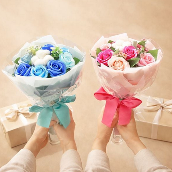 발표회선물 비누 꽃다발 로즈 비누 선물 로즈데이 인테리어 - 상품 이미지