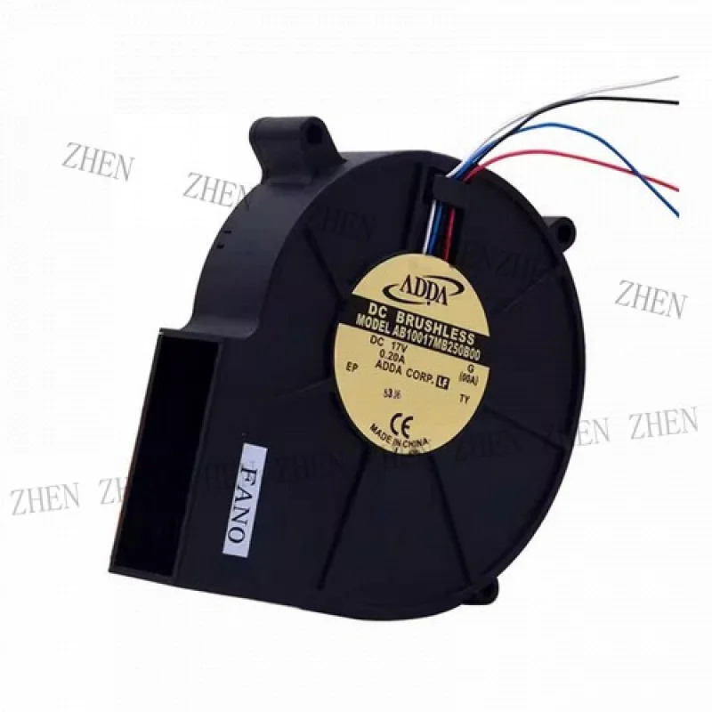 Y for AB10017MB250B00 DC17v 0.20A 10cm 4선 블로워 팬
