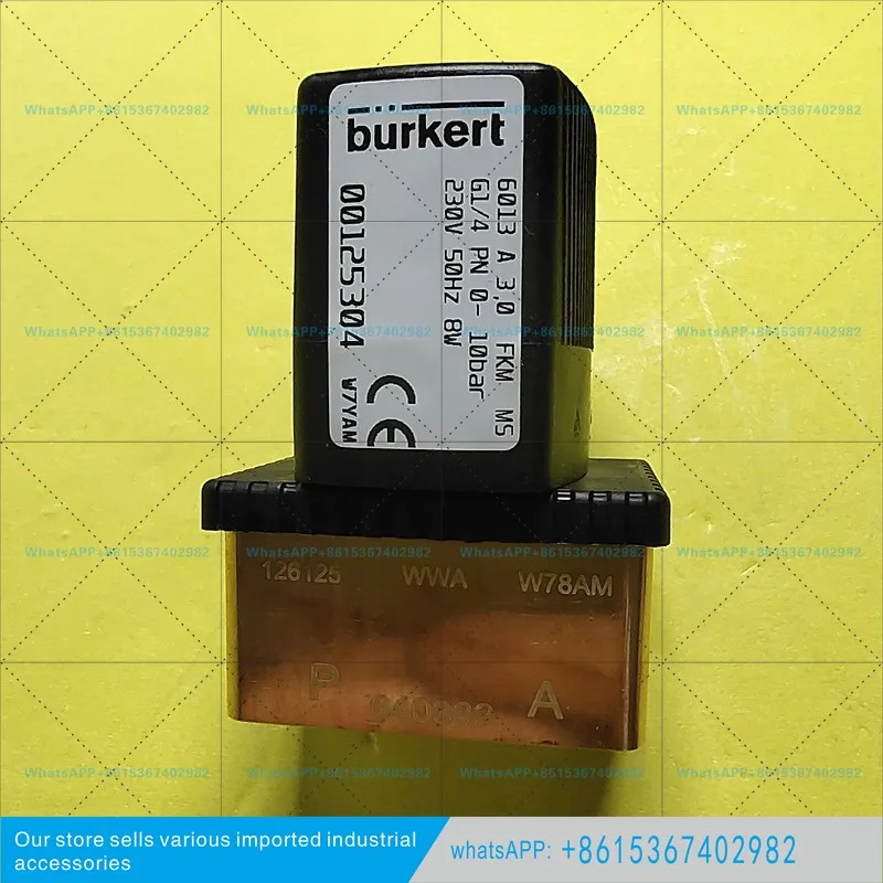 보데 솔레노이드 밸브 6013 A 3.0 FKM G1/4 230v