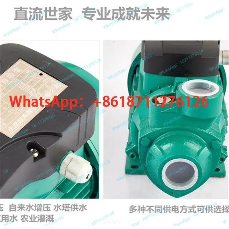 DC 12V 24V 48V 브러시드 모터 형 고압 고유량 배터리 자흡식 펌프