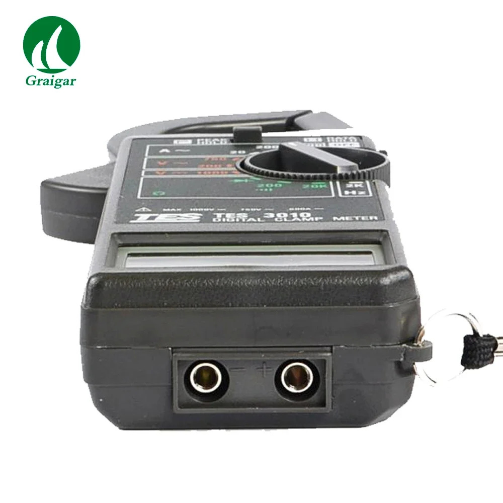 TES-3010 디지털 클램프 미터 테스터 AZ DC ACA 20A 200A 600A