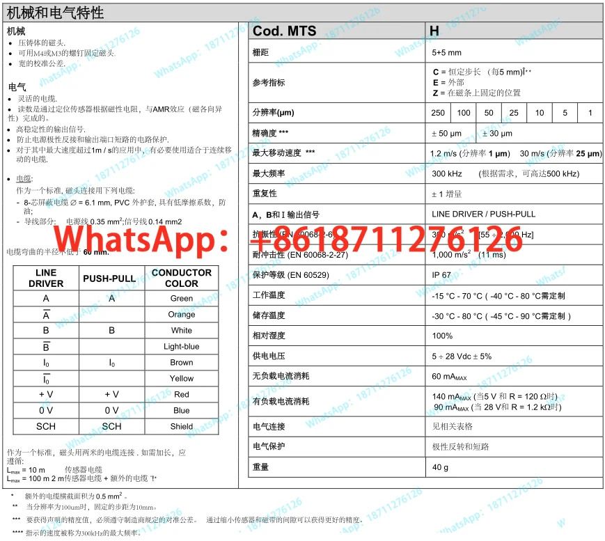 GIVI 자기 그리드 룰러 MTS H100C F SP72 판독 헤드 MTSH100CF 밀도 다이캐스팅 머신