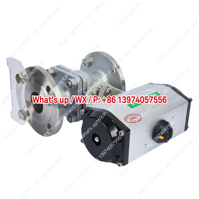 공압식 304 스테인리스 스틸 플랜지 볼 밸브 Q641F-16P 주강 절단 고온 dn2540506580100125