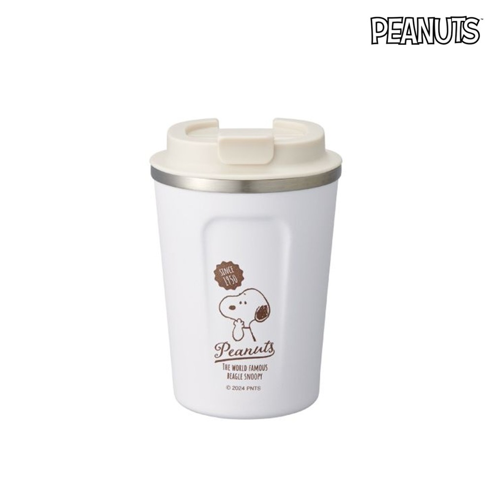 스누피 텀블러 컵 스텐 350ml 뚜껑 캐릭터 굿즈 선물 - 상세 이미지 2