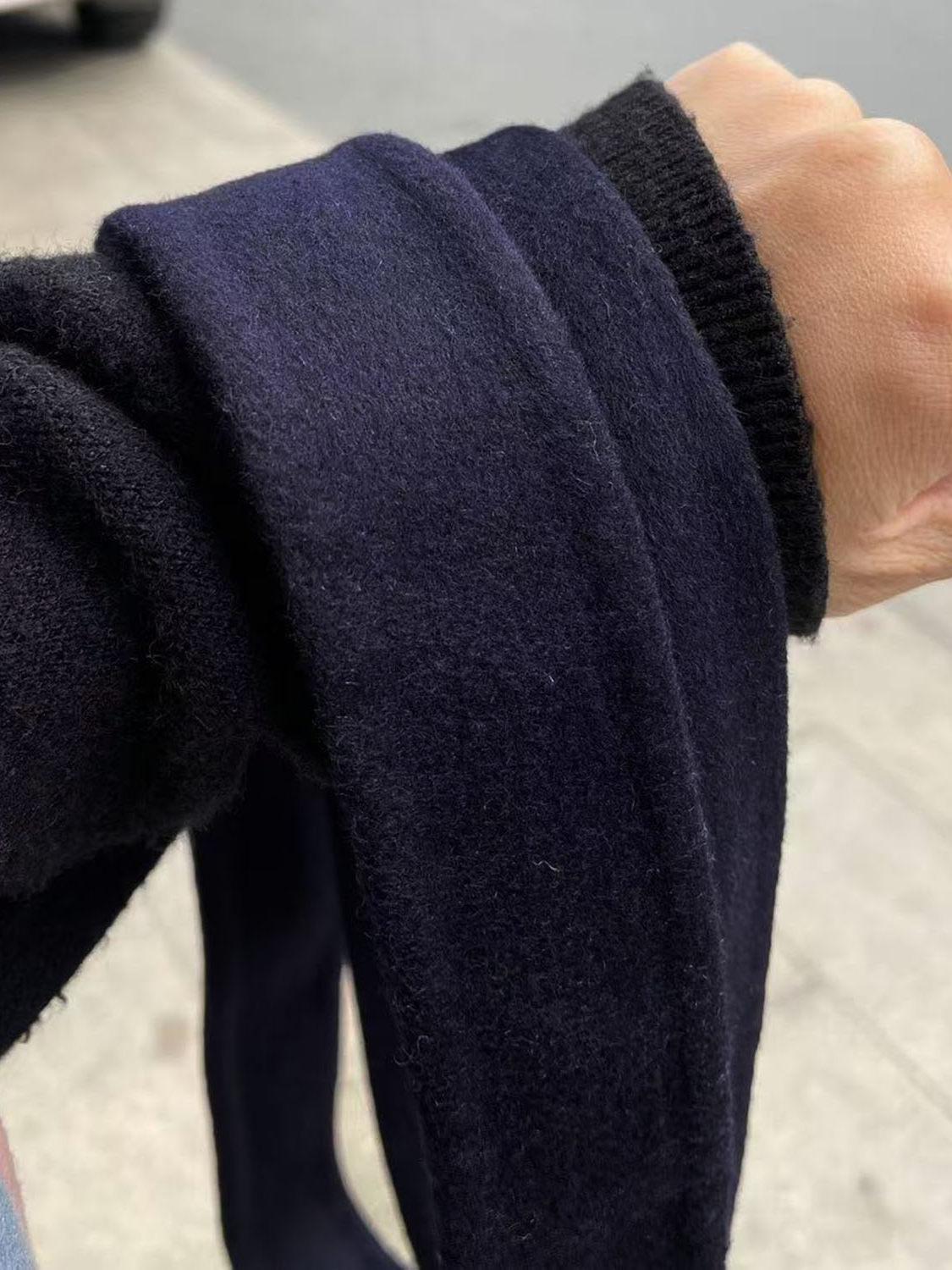 모직 코트 허리끈 양면 오프화이트 혼방 여자 울 카멜 초콜릿 185cm - 상세 이미지 5
