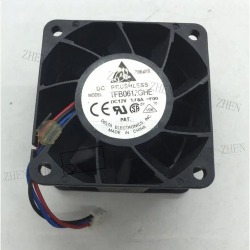Y TFB0612GHE-F00 6cm 6038 DC12V 1.68A 3선 냉각팬