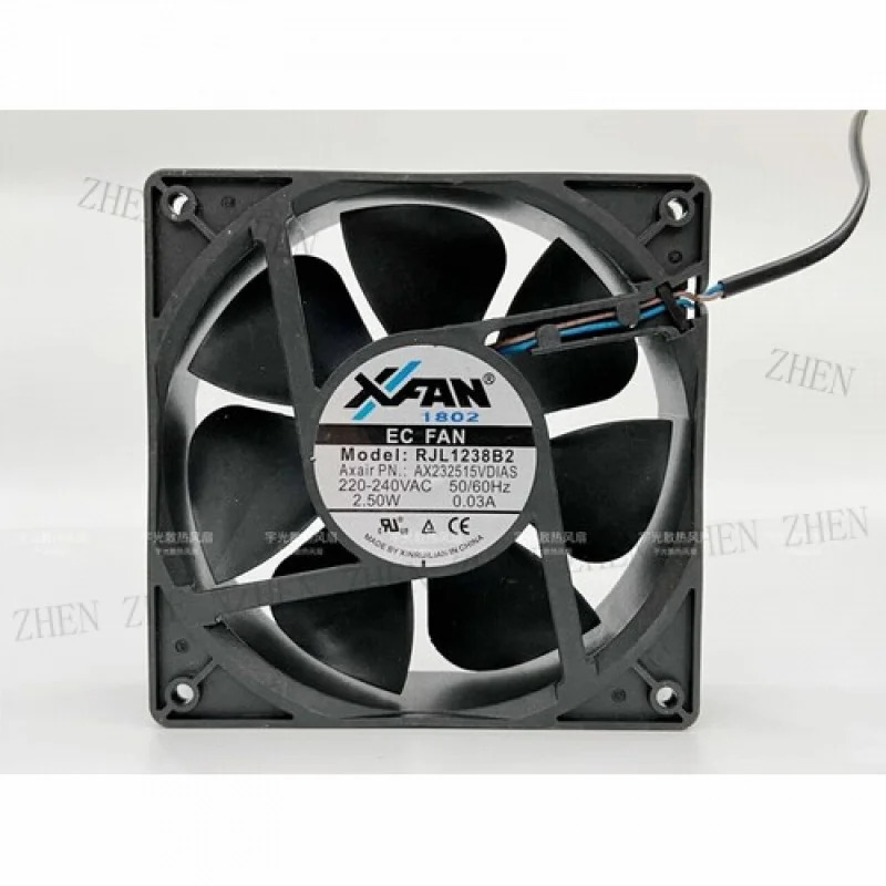 Y RJM1238B2 12038 220V-240VAC 2.50W 0.03A 12CM AC 냉각팬